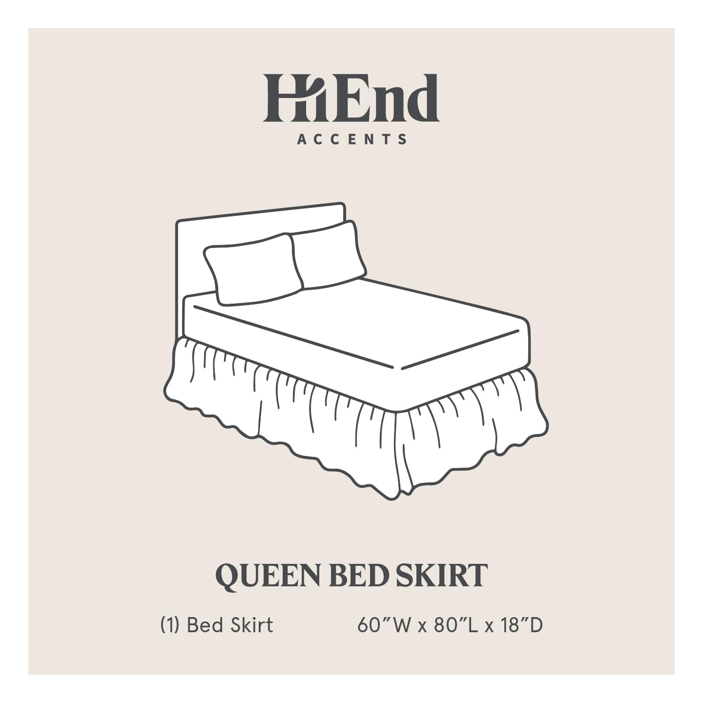 Stella Faux Silk Velvet Bed Skirt - Midnight Blue Queen Size Bedding | Elegant Western Traditional Style for Romantic & Modern Bedrooms | Perfect for Master Bedroom Decor & Luxury Hotel Style Makeover