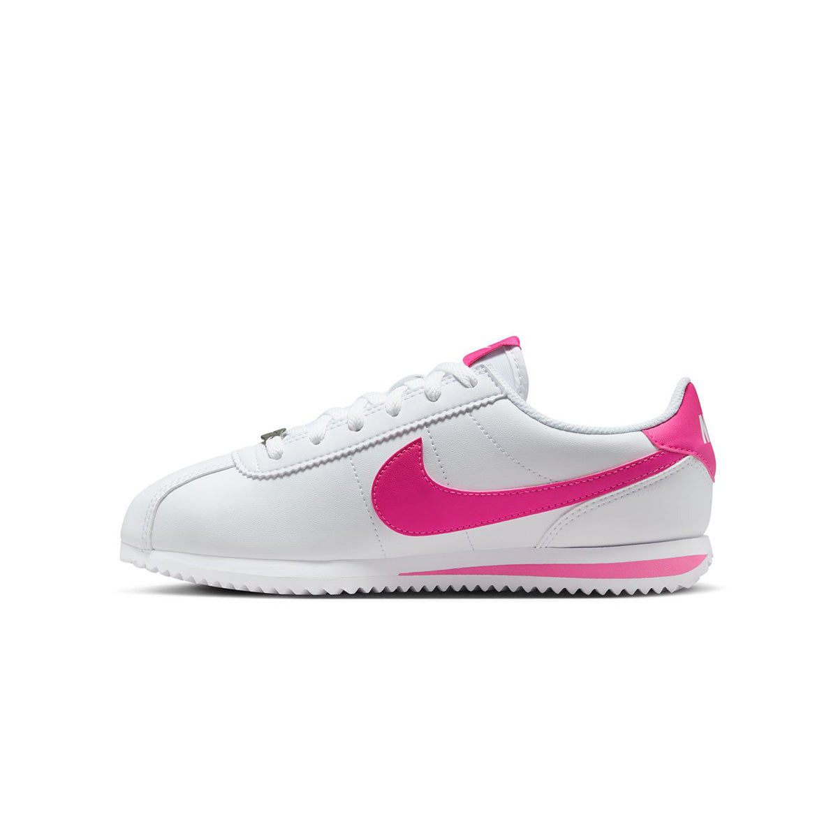Nike Kids' Cortez 'Laser Fuchsia' Running Shoes - Lightweight & Comfortable Sneakers for Boys and Girls - Perfect for School, Sports, and Everyday Wear