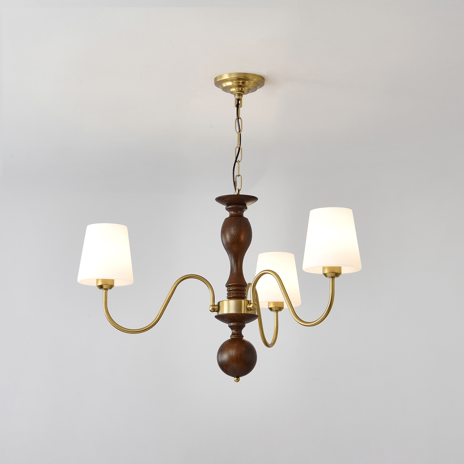 Walnut Color & Gold