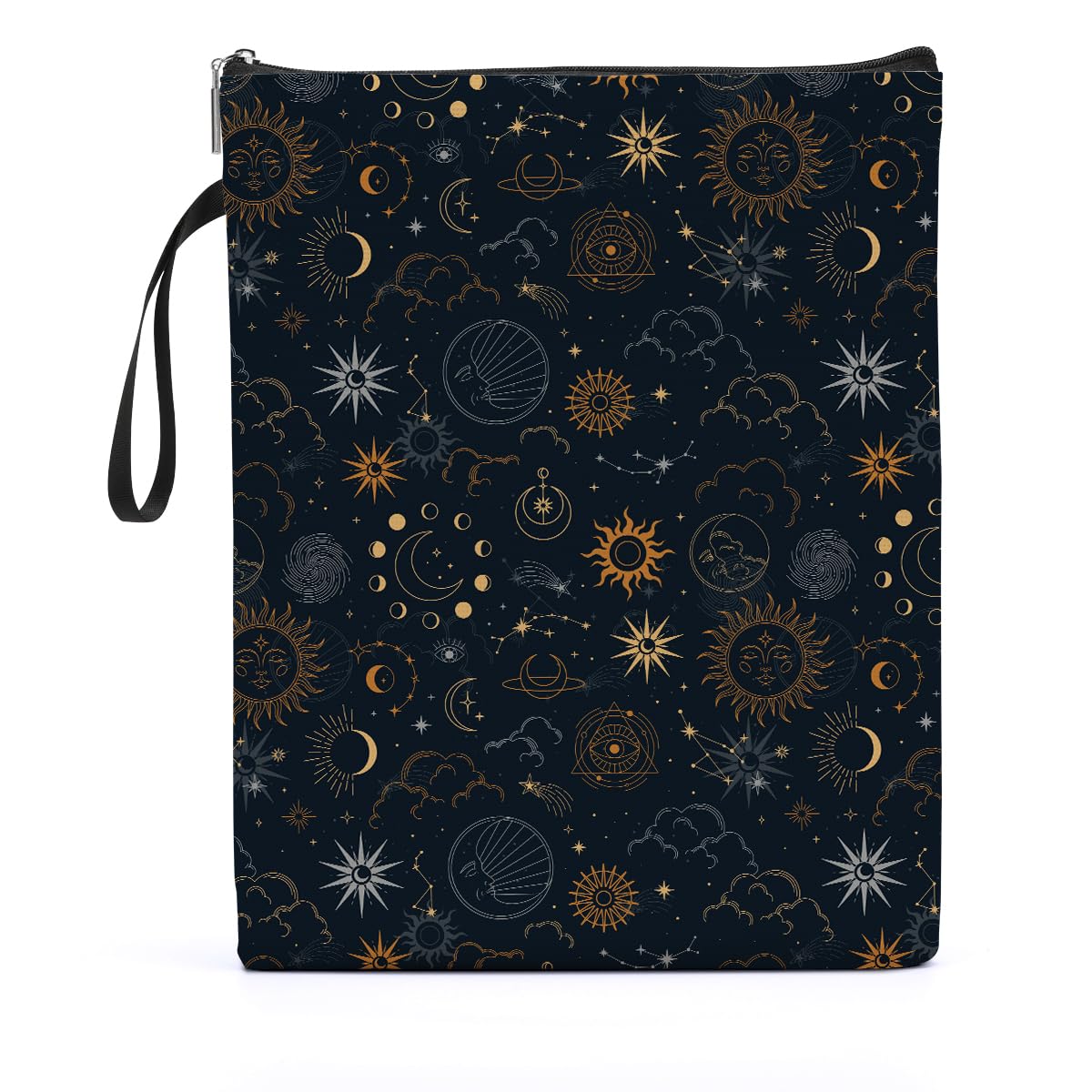 Magic Moon Book Sleeve - Space Galaxy Book Cover Protector | Perfect Gift for Book Lovers, Librarians, Teachers & Students | Reading Accessories for Book Clubs, Classmates & Roommates | Ideal for Travel, School & Home Reading Protection