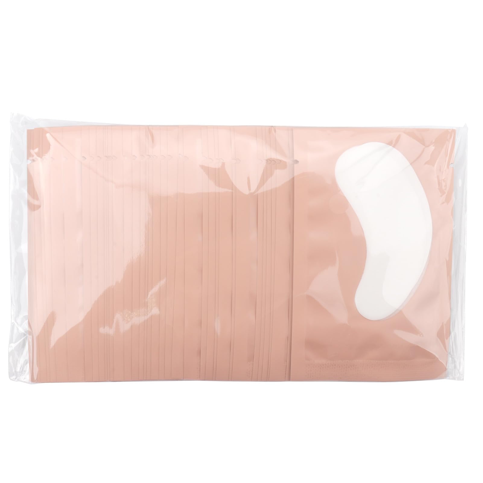 100 Pairs Pink Hydrogel Under Eye Patches - Lint Free Eyelash Extension Pads, Soothing Eye Mask for Dark Circles & Puffiness - Perfect for Spa, Beauty Salon & Home Skincare Routine