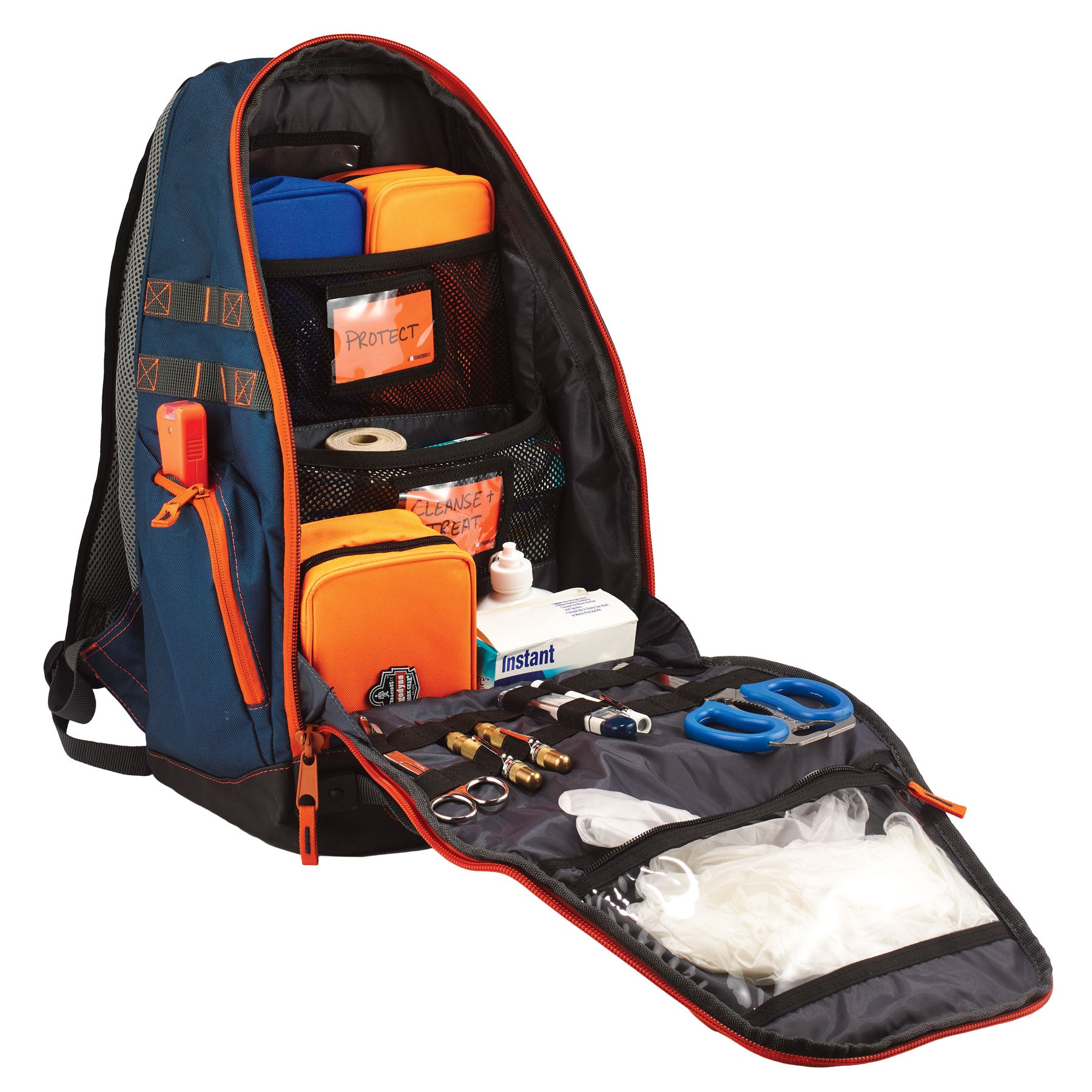 Ergodyne Arsenal 5244 First Responder Medic Backpack - Self Standing 24L Emergency Medical Bag for EMT, Paramedics & First Aid - Perfect for Trauma Kits & On-Site Medical Response