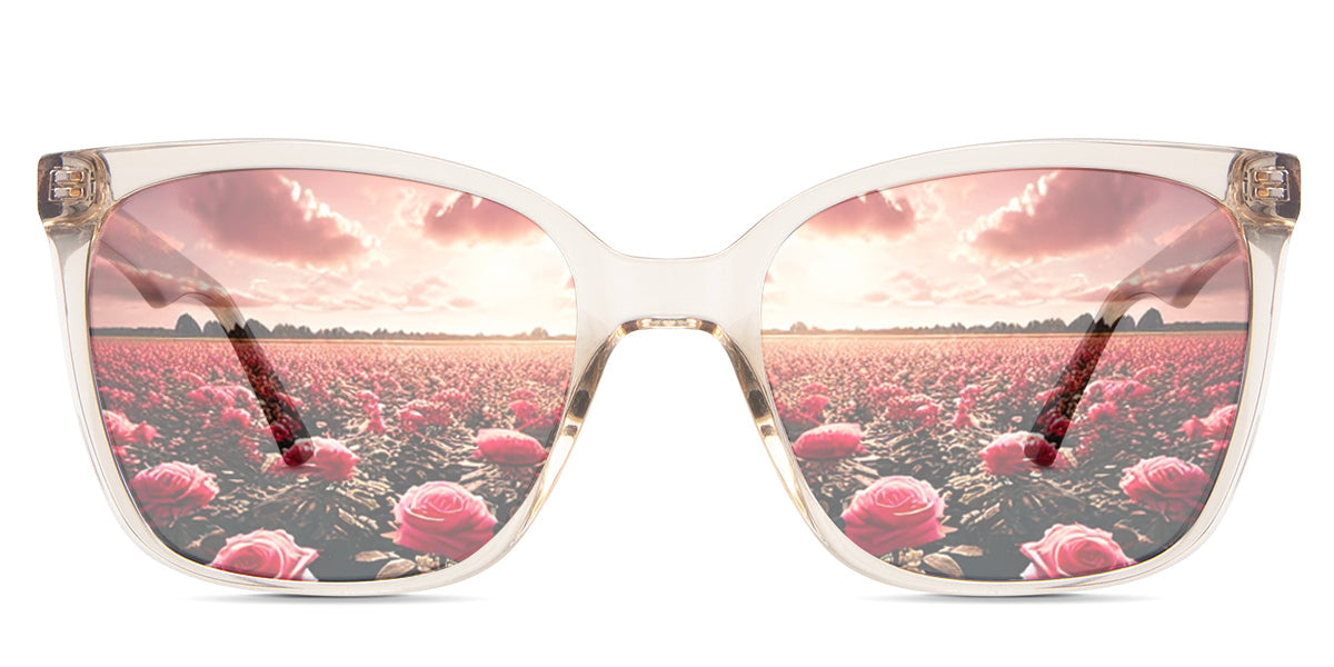 Elona Women's Prescription Tinted Glasses - Stylish & UV Protection for Reading, Driving & Outdoor Activities