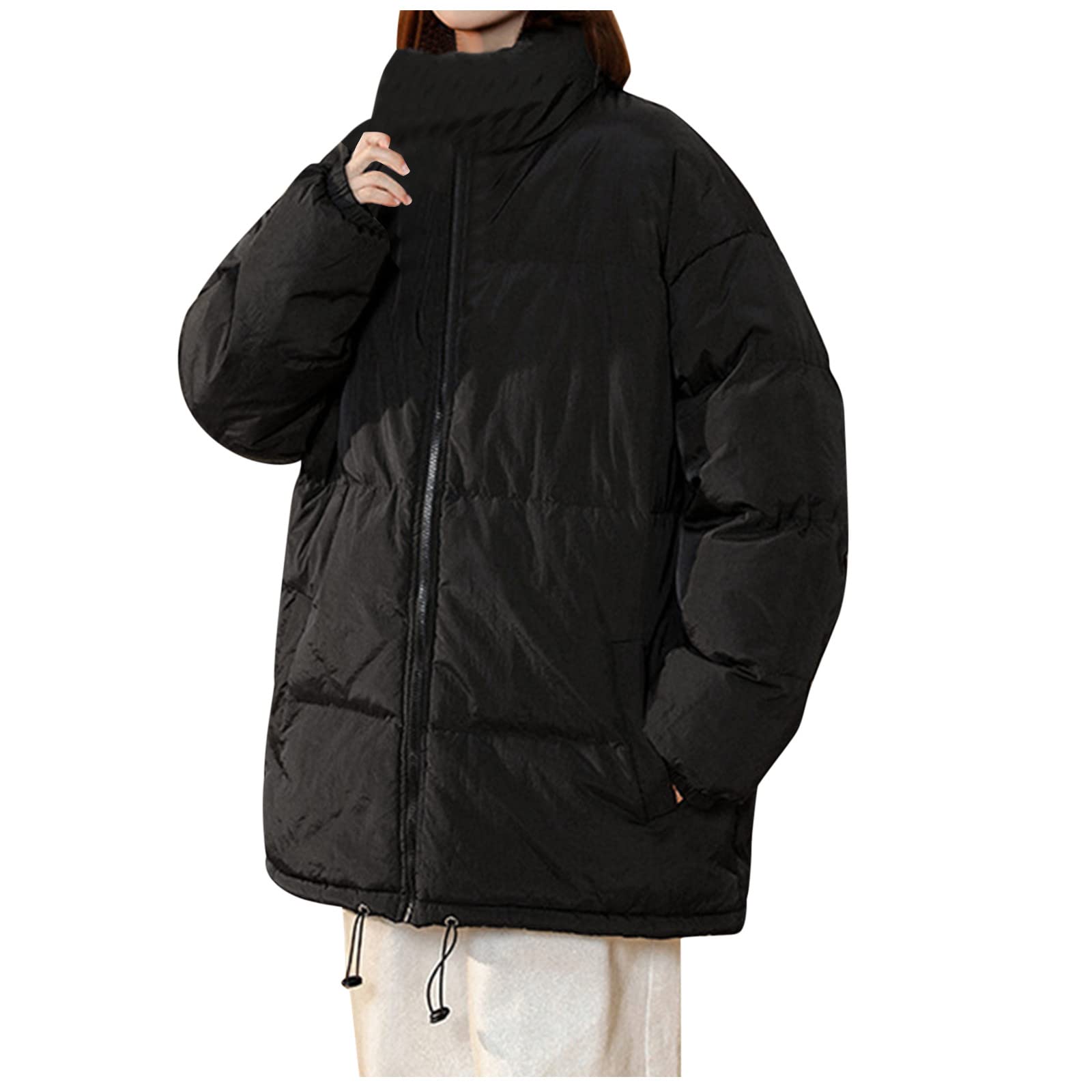 Women's Sherpa Jacket - Soft Fuzzy Fleece Open Front Cardigan with Pockets & Hood - Cozy Winter Outerwear for Casual Wear, Hiking & Outdoor Activities