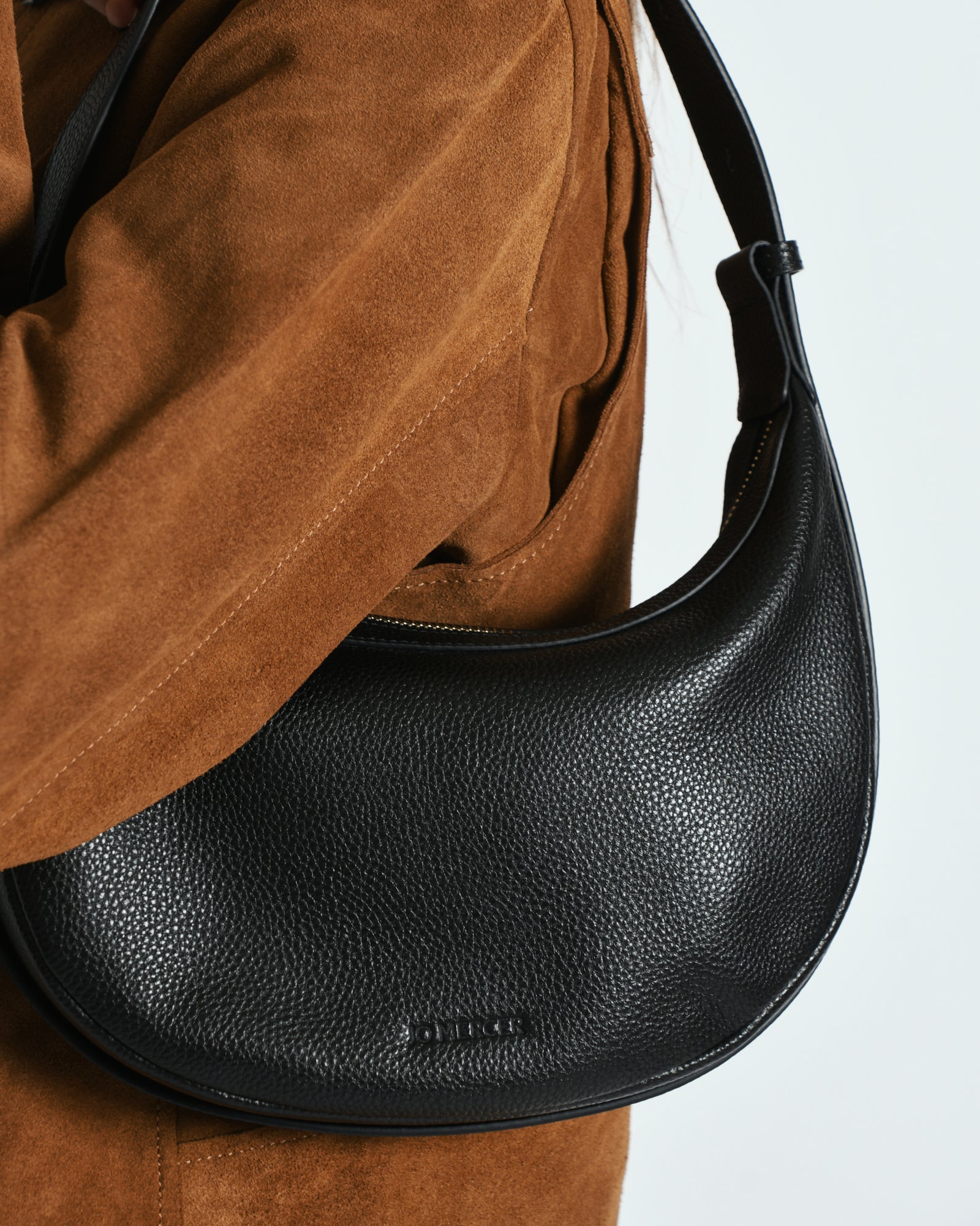 TAYA Genuine Leather Shoulder Bag for Women - Stylish & Durable Black Crossbody Purse - Perfect for Work, Travel & Everyday Use