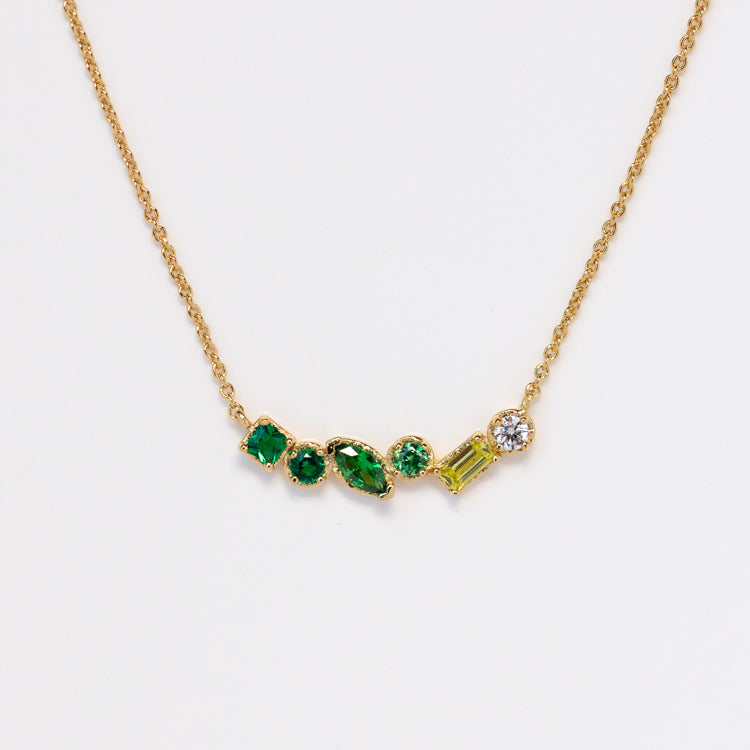 Shades of You Ombre Birthstone Necklace - Personalized Jewelry Gift for Women, Mom, Wife - Perfect for Birthday, Anniversary & Special Occasions