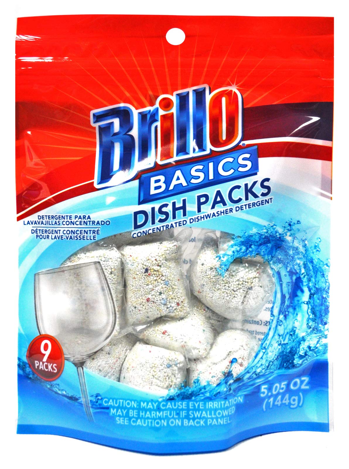Brillo Dish Detergent Packs - Powerful Cleaning for Dishes & Cookware