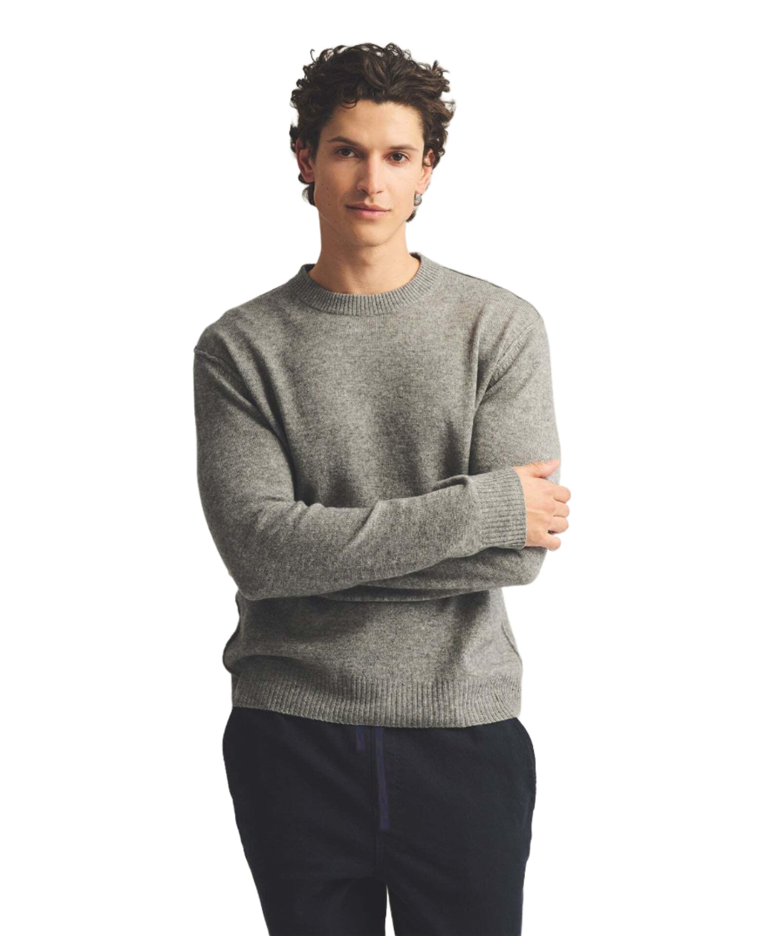 Premium Men's Lightweight Reversible Cashmere Crewneck Sweater - Soft & Warm Winter Pullover for Casual & Business Wear - Perfect for Office, Travel & Holiday Outfits