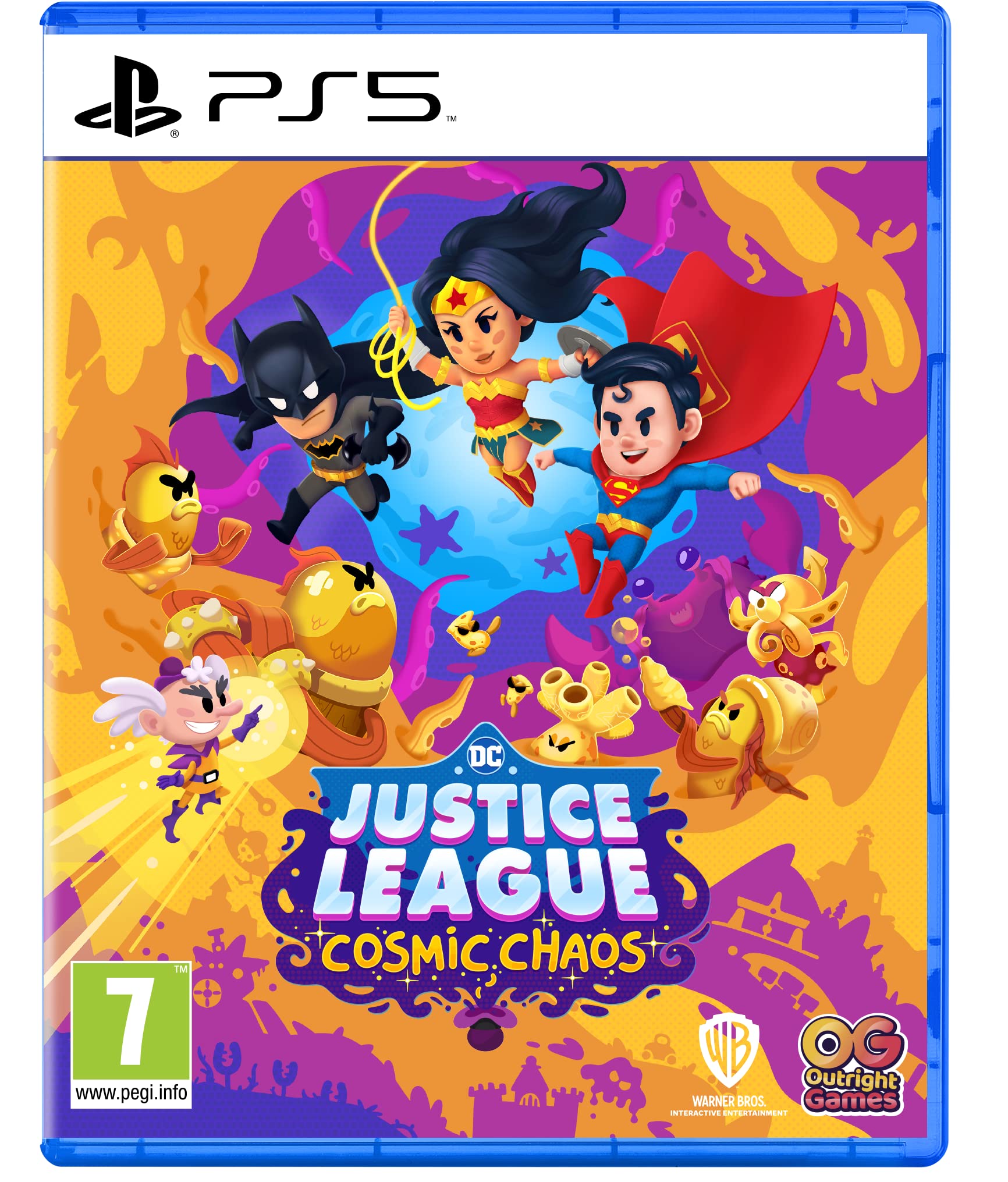 DC Justice League: Cosmic Chaos - PS5 Game | Action-Adventure Superhero Video Game for Playstation 5 | Perfect for DC Fans & Comic Book Lovers