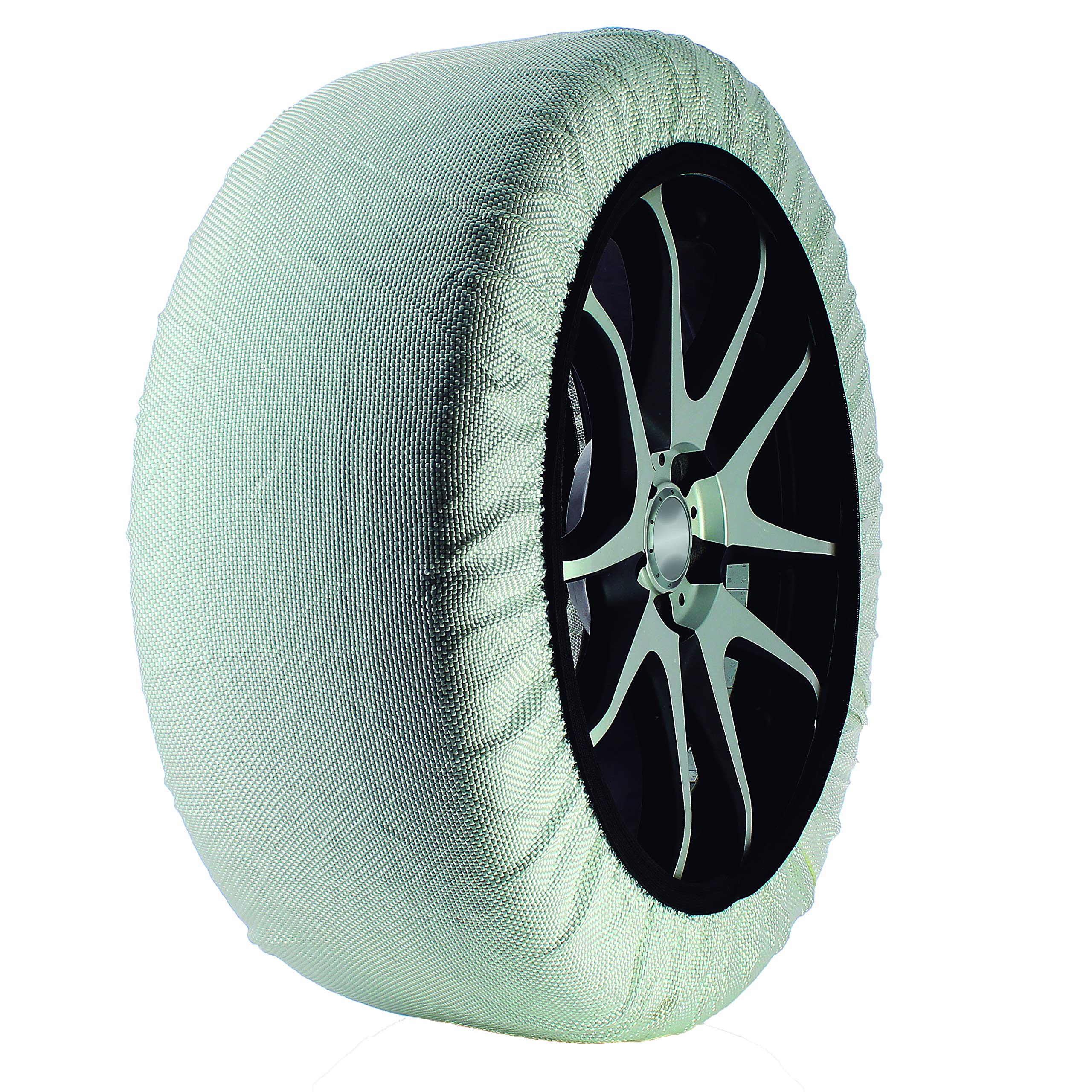 ISSE Super Snow Sock for Heavy-Duty Winter Traction - Size 74 - Perfect for Trucks, SUVs & Emergency Vehicles in Deep Snow & Icy Conditions
