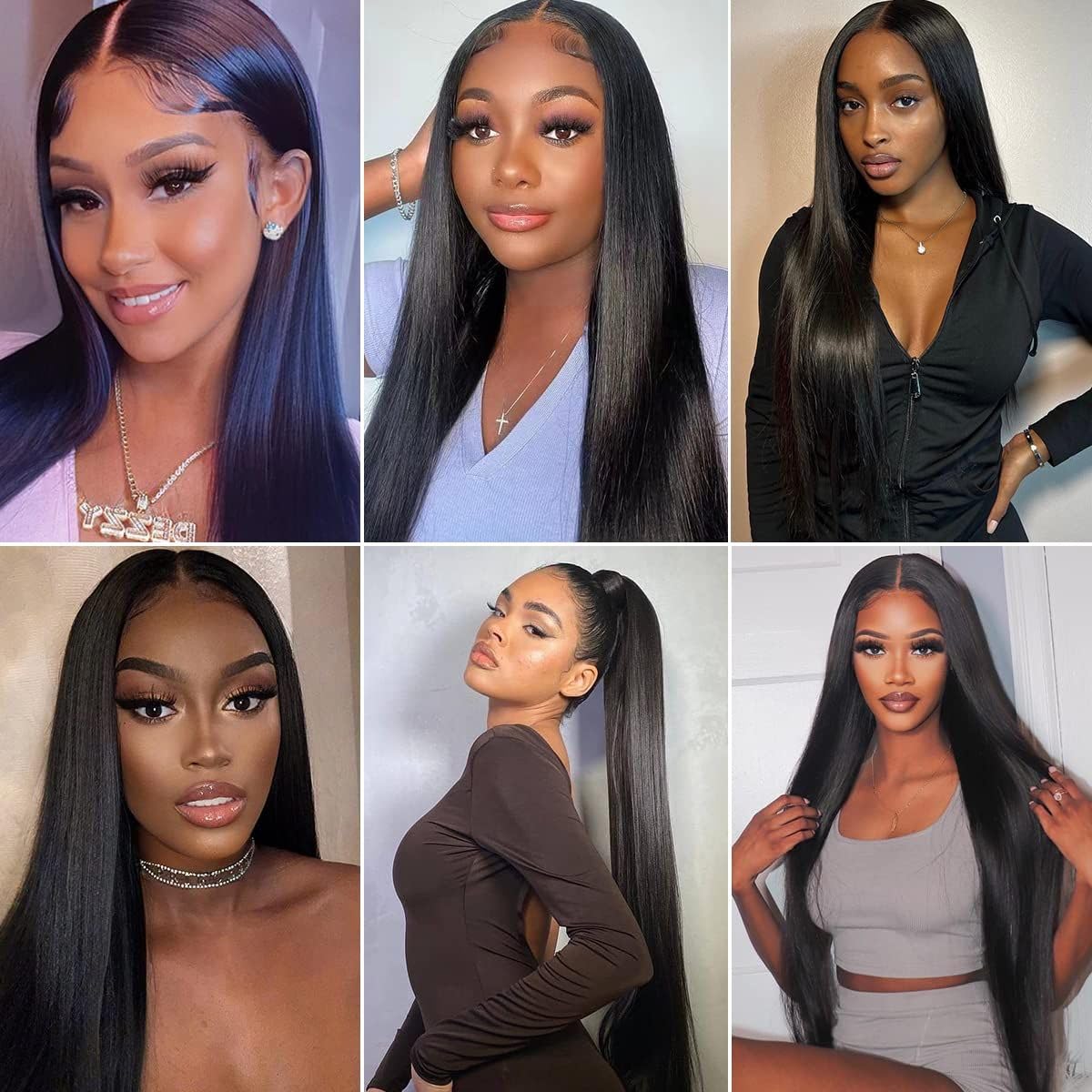 MYSTERY 13x4 Straight Lace Front Wigs Human Hair - 150% Density HD Lace Frontal Wig for Women - Natural Black with Baby Hair (30 Inch) - Perfect for Daily Wear, Cosplay & Special Occasions