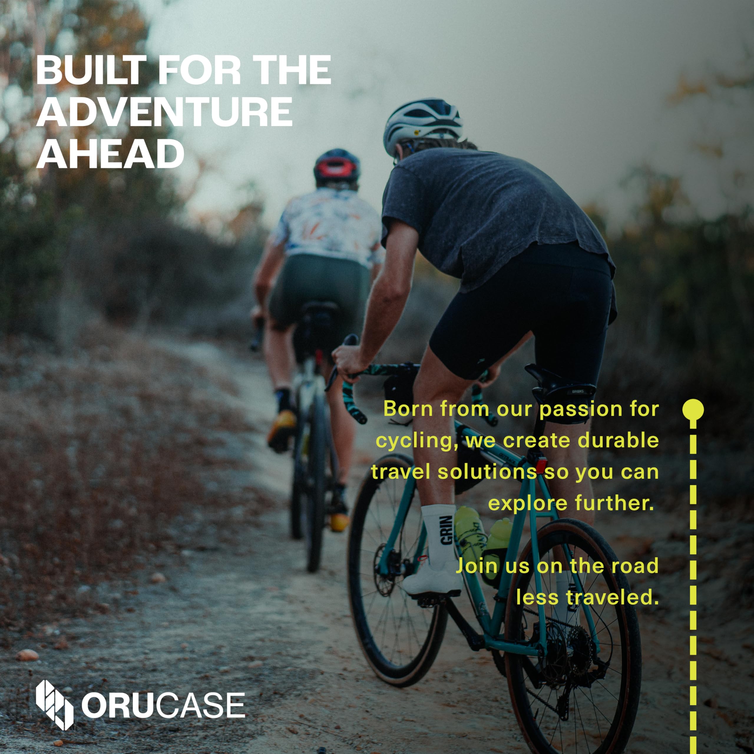 ORUCASE B2-R Collapsible Ultra Light Bike Travel Bag - Airplane Approved Road Bike Case for Air Travel - Durable & Compact Cycling Storage Solution - Perfect for International Trips & Cycling Competitions