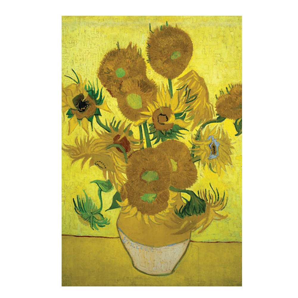 1000 Piece Sunflower Jigsaw Puzzle - Famous Van Gogh Painting Art Puzzle for Adults, Home Decor & Relaxation - Perfect for Family Game Night & Stress Relief