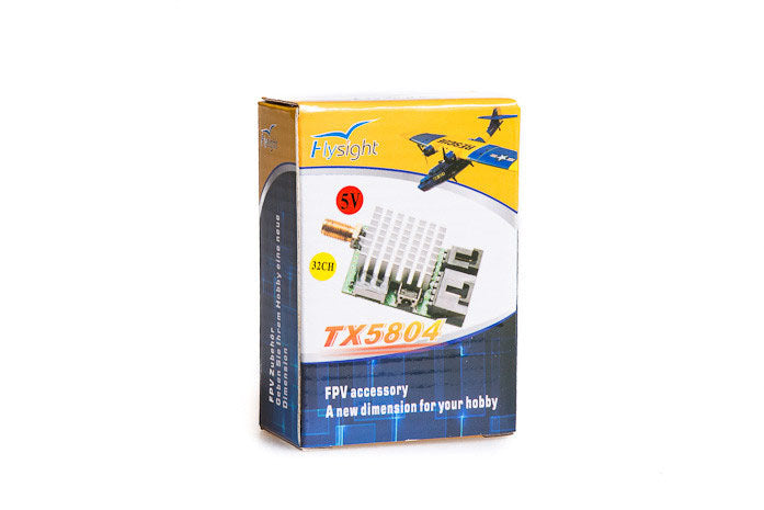 FlySight 5.8GHz 32 Channel FPV Video Transmitter with 400mW Power for Long Range Drone Racing & RC Aircraft - Perfect for HD Live Streaming and Aerial Photography