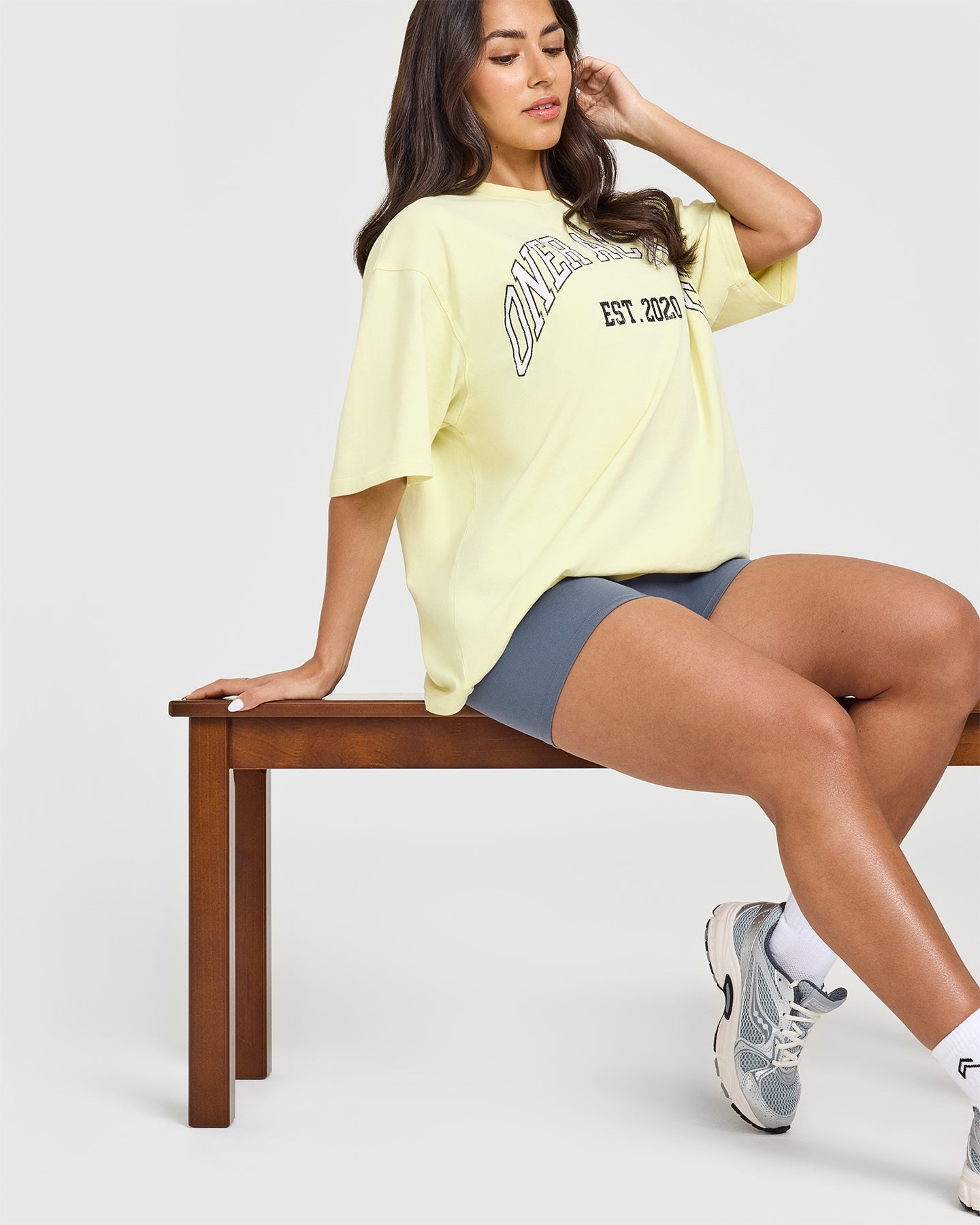 Oner Graphic Washed T-Shirt | Pastel Yellow Vintage Style Cotton Tee for Men & Women | Perfect for Casual Wear, Street Style & Summer Outfits