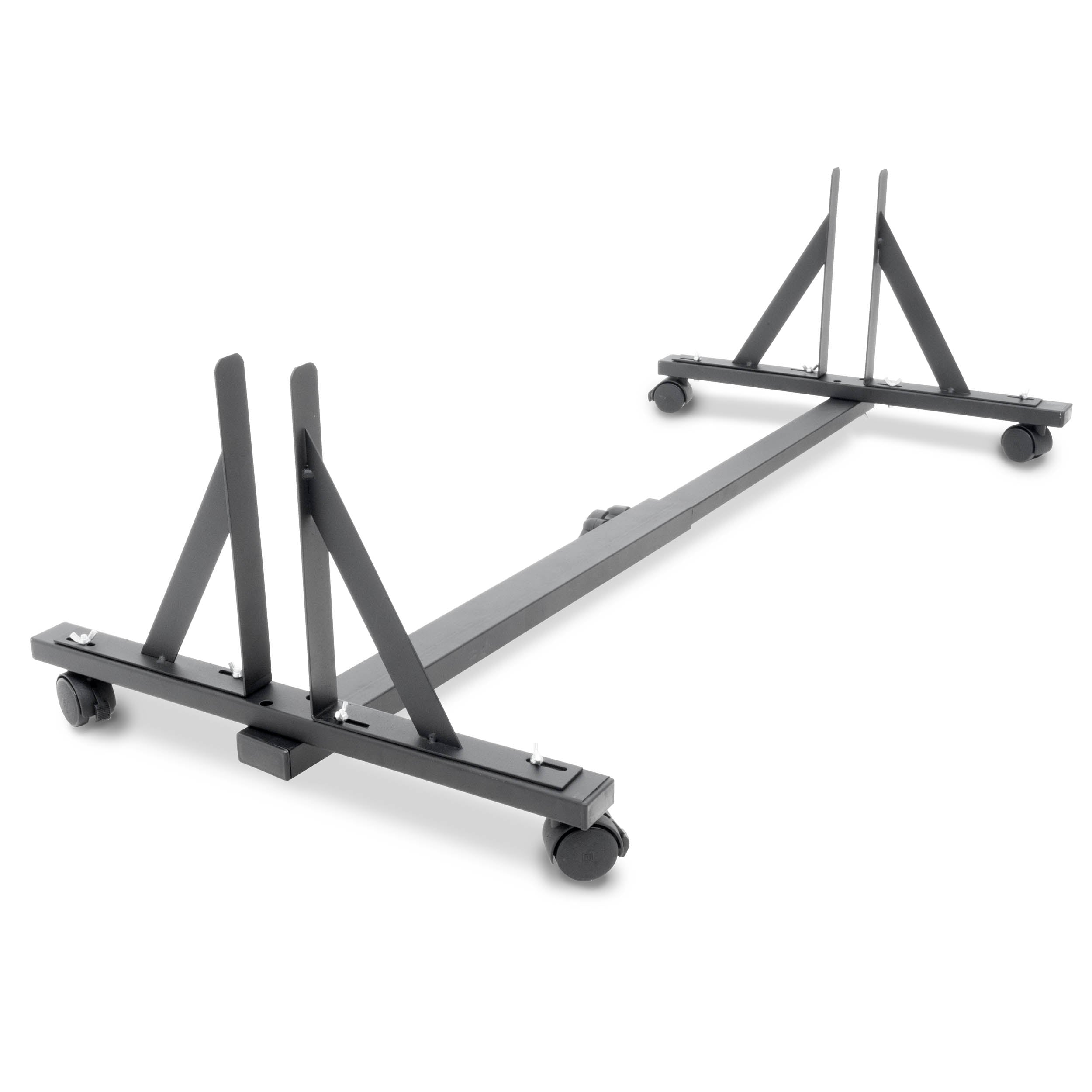 Heavy Duty Steel Polyboard Stand with Wheels - Mobile Storage Rack for Warehouses, Garages & Retail Stores