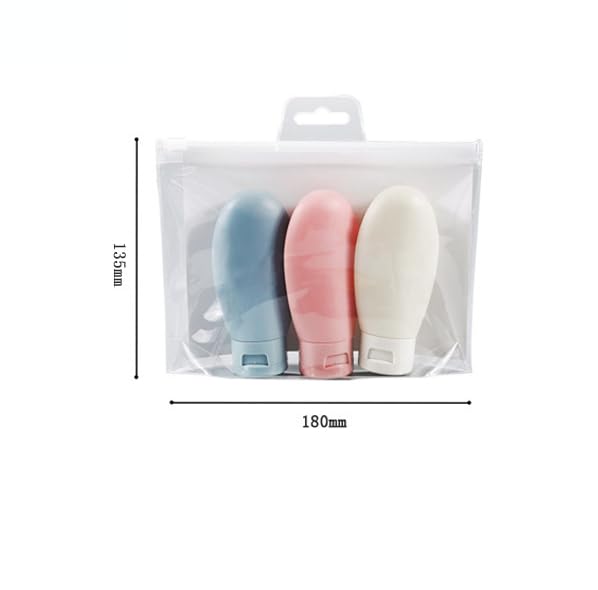4-Pack 60ml Leakproof Refillable Travel Bottles for Toiletries & Cosmetics | Portable Squeezable Liquid Containers for Shampoo, Lotion, Cream & Conditioner | Perfect for Air Travel, Gym, Camping & Vacation Essentials