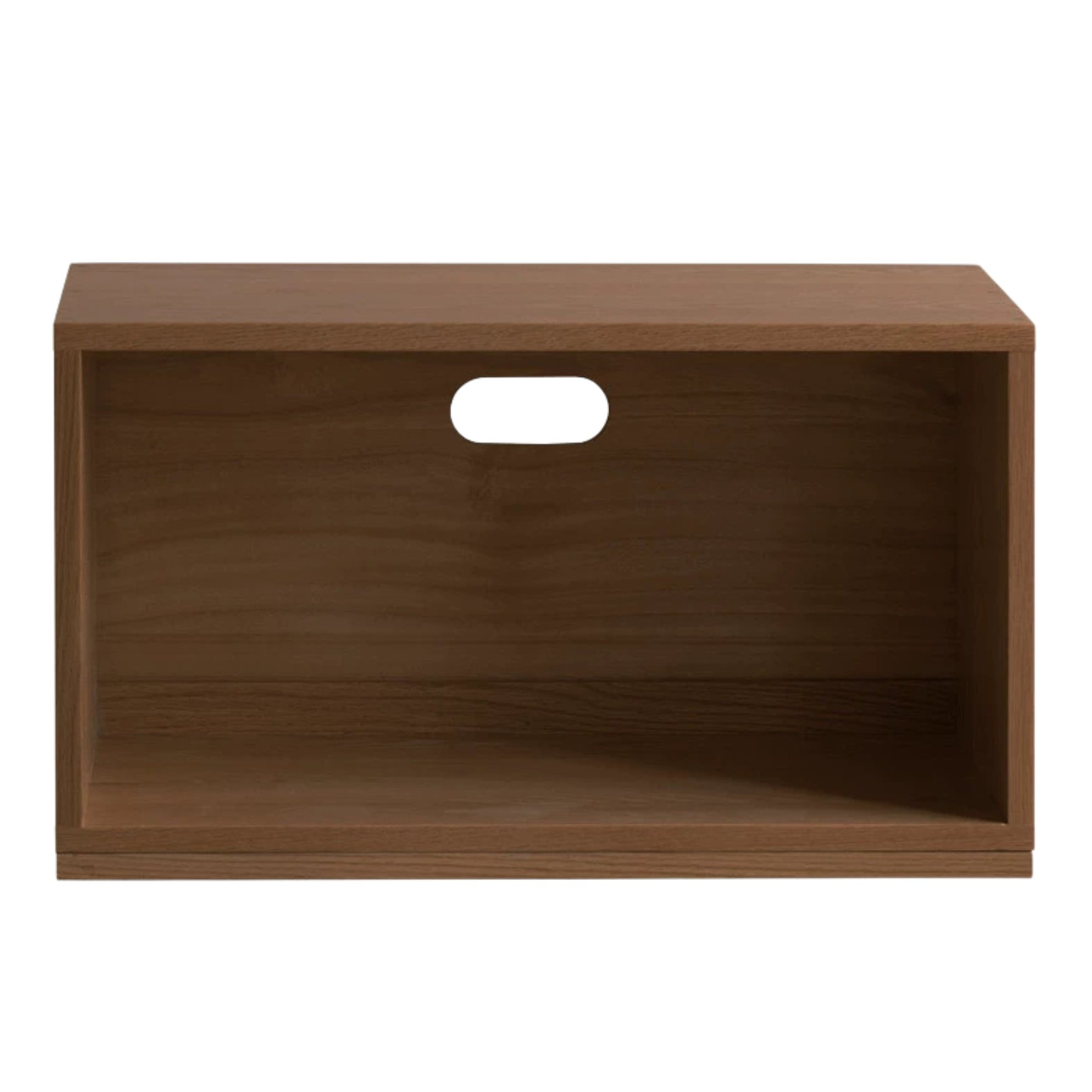 27.6x13.8x15.8 inch / 70x35x40 сm / walnut color / space model