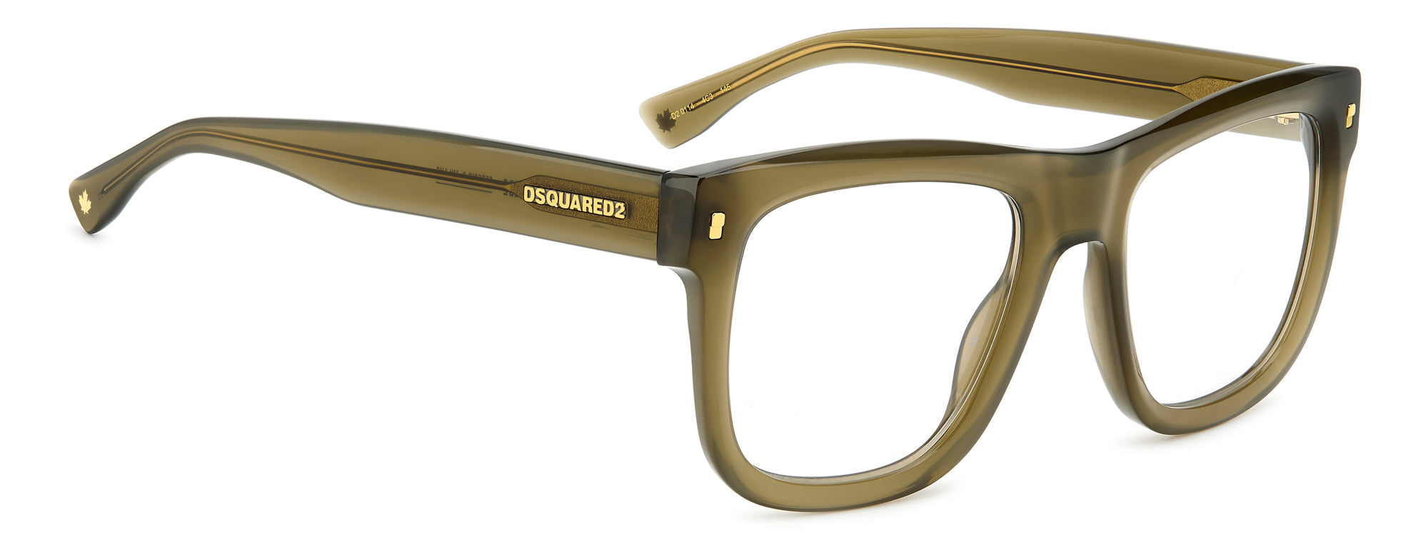 DSQUARED2 D2 0114 Sunglasses - Polarized Aviator Style for Men & Women - UV Protection - Perfect for Driving, Beach & Outdoor Activities