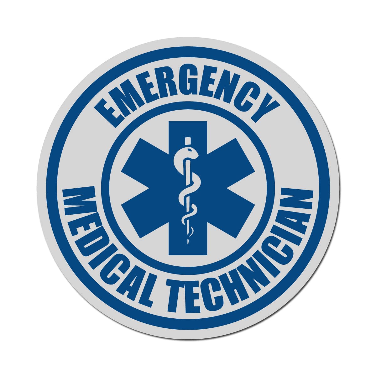5-inch Full Color Vinyl Decal - EMT Arc Hard Hat Helmet Design for Emergency Medical Technicians | Perfect for Helmets, Laptops, Water Bottles & Work Gear Customization