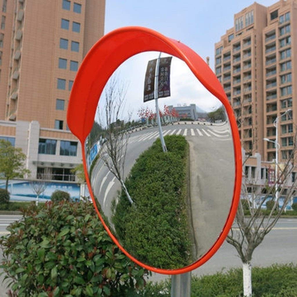 75CM Convex Security Mirror - Wide Angle Round Traffic Mirror for Hospitals, Malls & Theft Prevention - Durable Safety Mirror for Parking Lots, Warehouses & Blind Spots