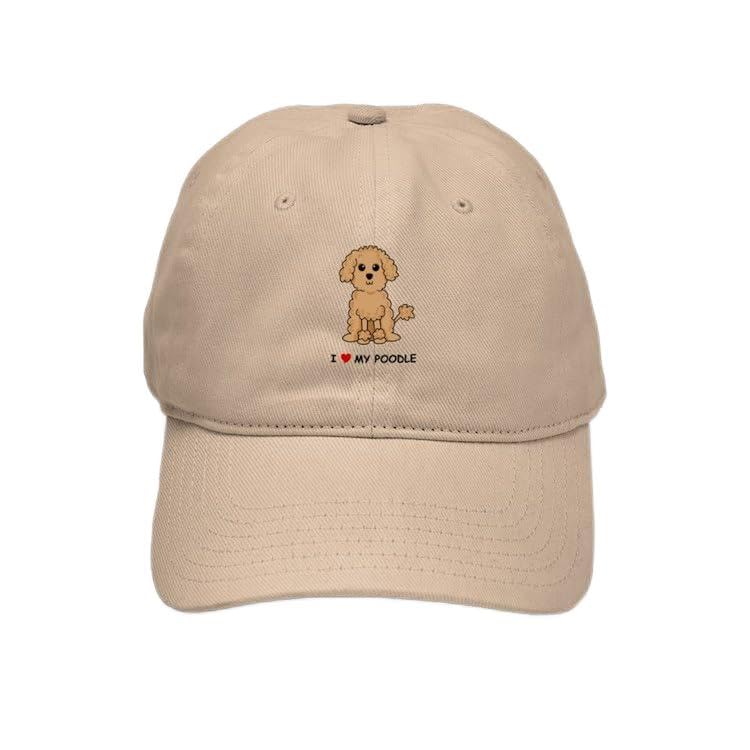 Khaki - Apricot Poodle Cap