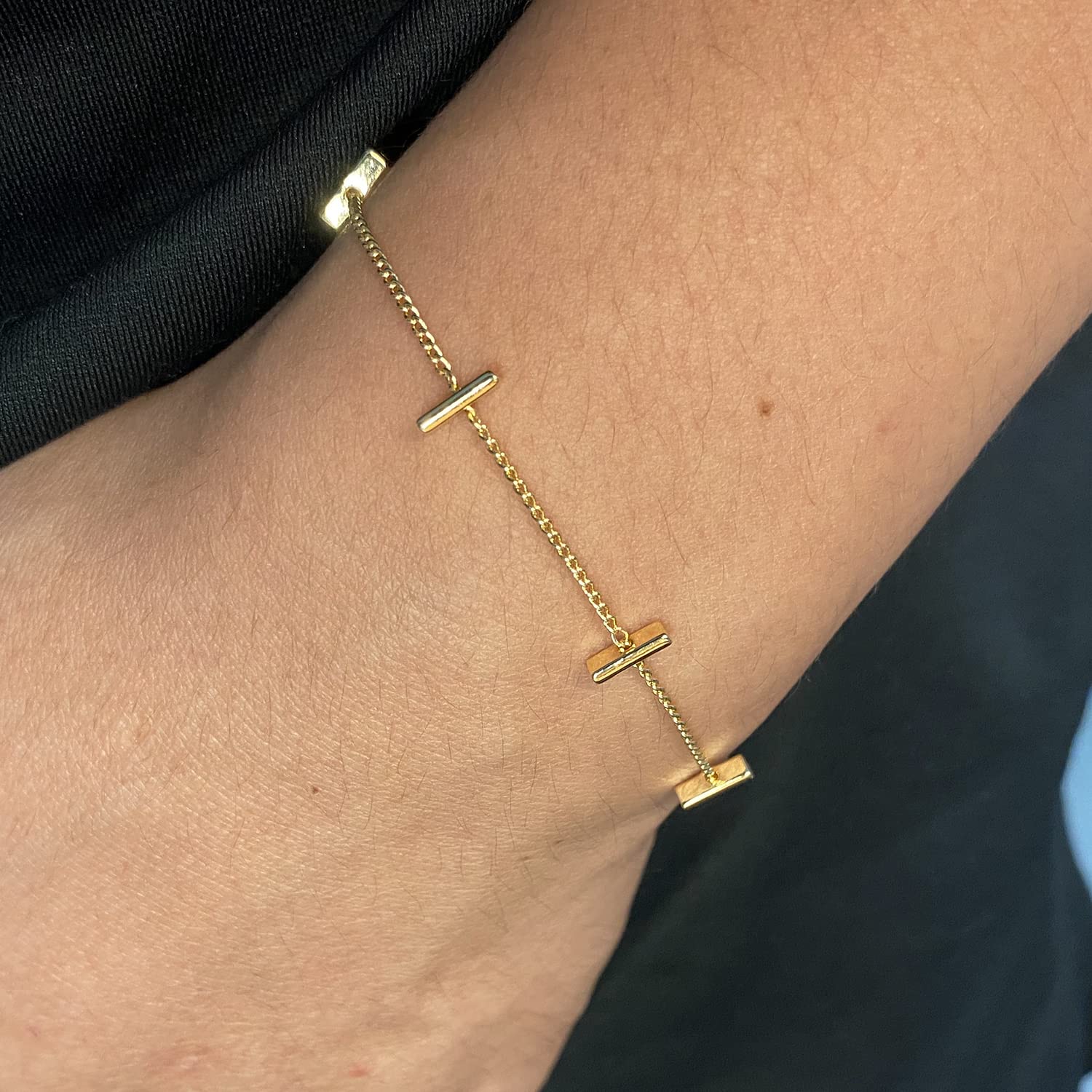 Elegant Women's Gold Chain Bracelet Set - Dainty Layered Bracelets with Turquoise Beads, Crystal Charms, Heart, Karma, Triangle & Pearl Designs | Perfect for Daily Wear, Gifts & Special Occasions