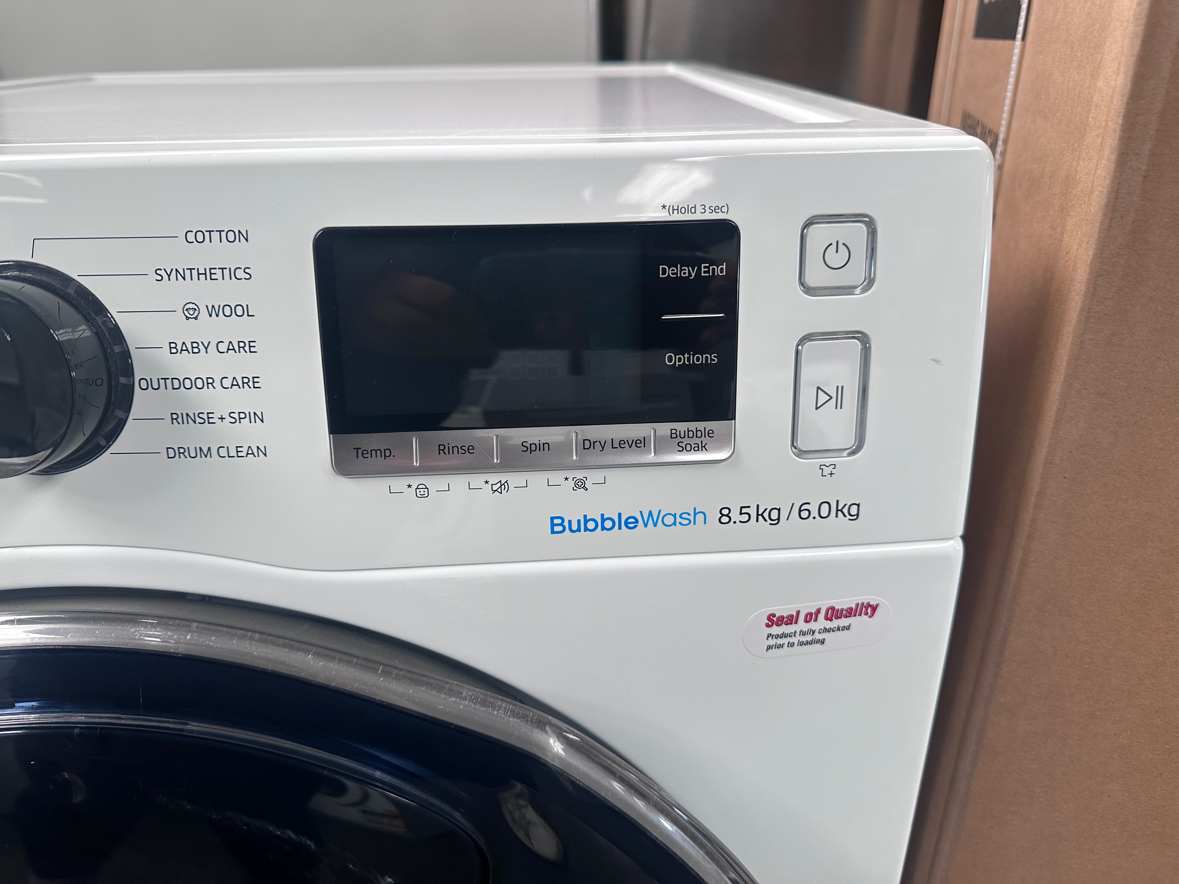 Samsung 8.5kg/6kg AddWash Front Load Washer Dryer Combo - Certified Refurbished | Eco-Friendly Laundry Solution for Apartments & Small Homes | Fast Spin & Steam Wash Technology