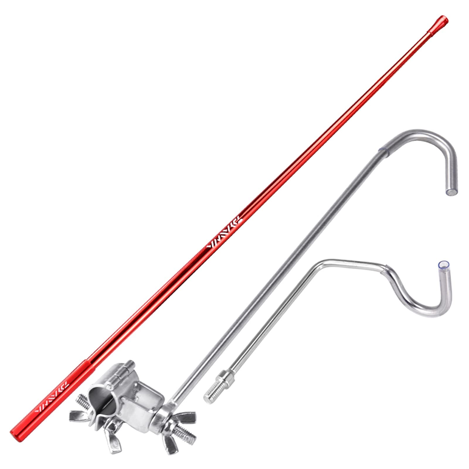 **Stainless Steel Fishing Rod Holder Stand - Left/Right Hand Bracket with Turret Frame - Durable Rear Hanging Fishing Accessories for Boat, Kayak, and Shore Fishing**