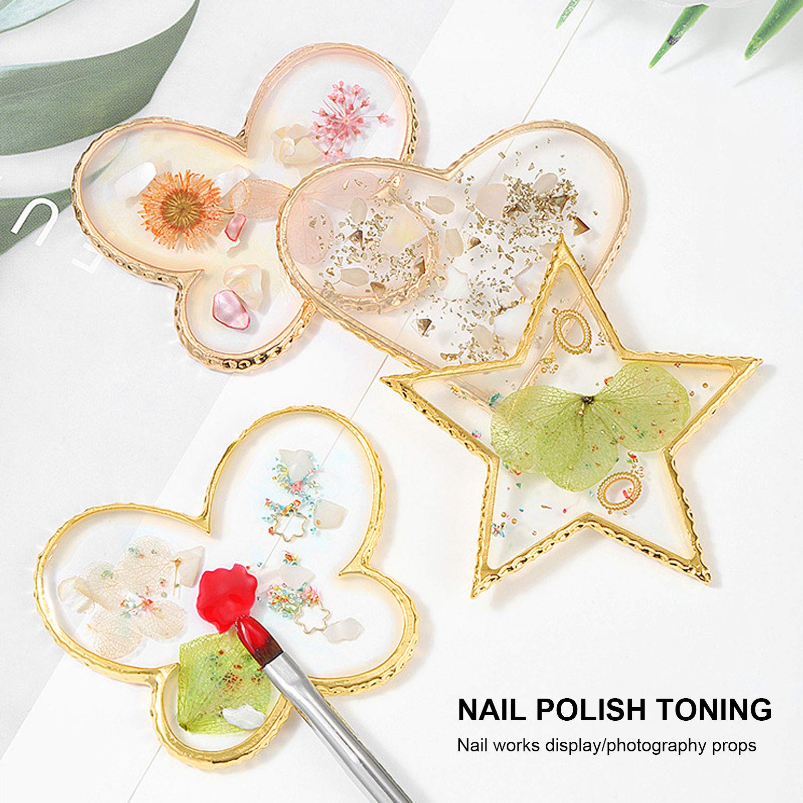 Premium Nail Polish Palette - 12 Colors Nail Art Kit with Lipstick & Eyeshadow for Professional Manicure & Makeup | Perfect for DIY Nail Design, Home Salon, Party Looks & Gift Giving