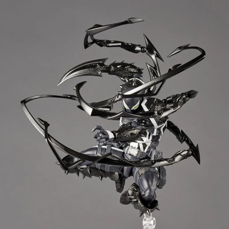 Amazing Yamaguchi Revoltech Agent Venom Action Figure NR023 - Highly Articulated Collectible for Marvel Fans, Display & Photography