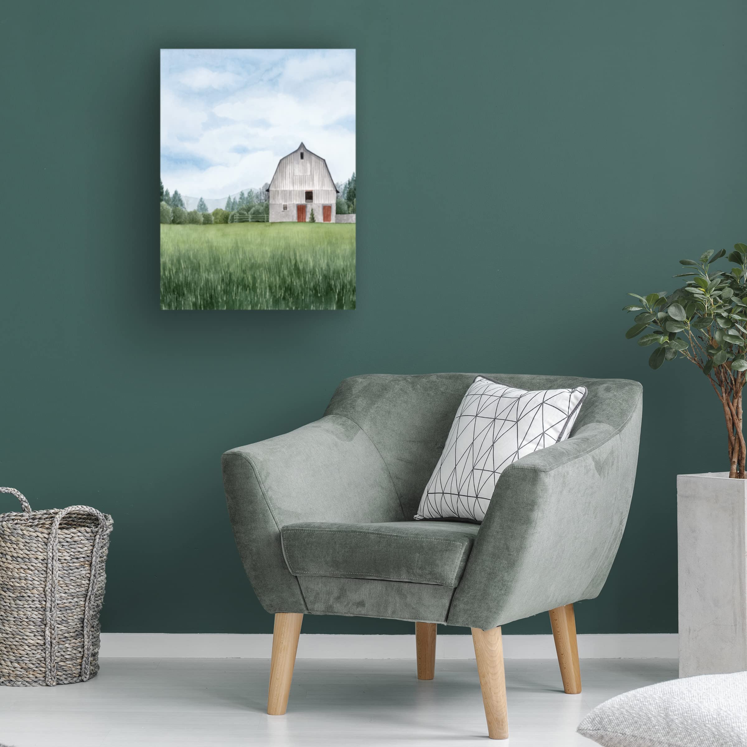 Grace Popp 'Northern Acreage I' Canvas Art Print - Landscape Wall Decor for Living Room, Bedroom & Office - Premium Trademark Fine Art