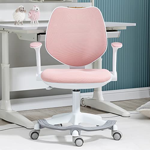 Pink With Armrests and Footrest