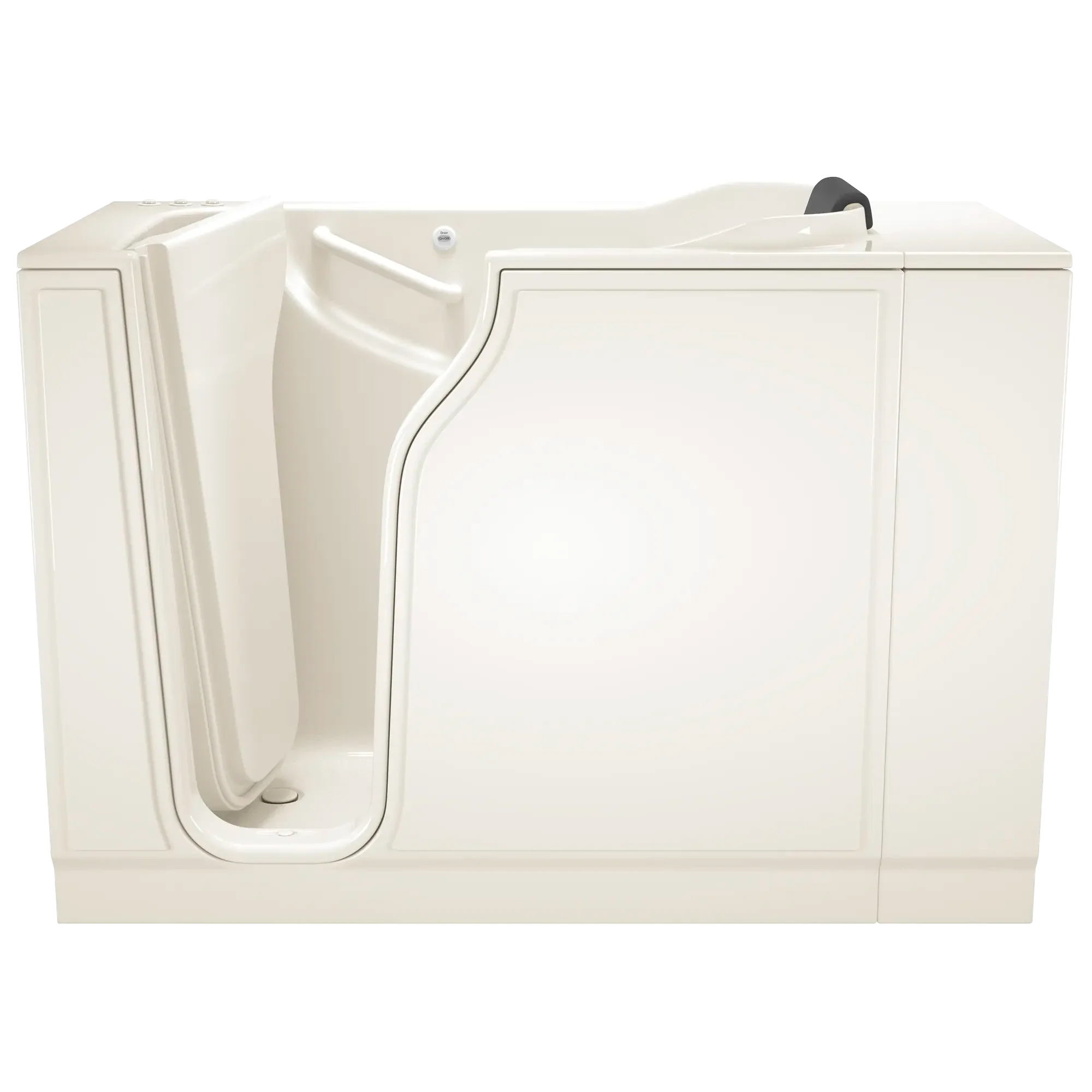 Premium 30 x 52 Inch Gelcoat Walk-In Bathtub with Air Spa & Whirlpool System - Left Hand Drain - Ideal for Elderly & Mobility Support, Home Safety & Relaxation Therapy