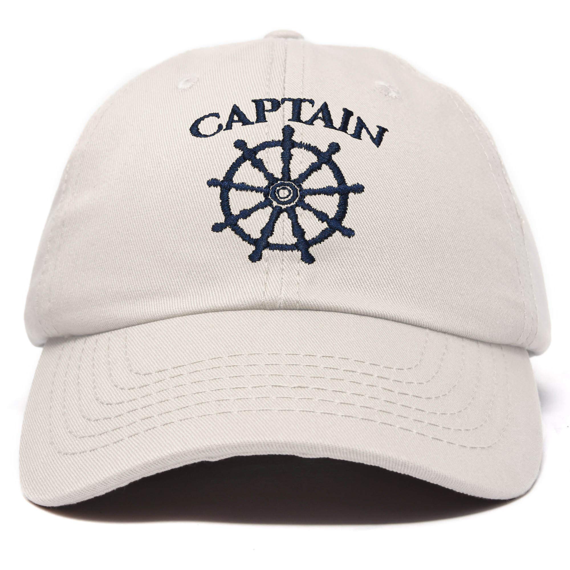 DALIX Navy Blue Captain Hat - Sailor Baseball Cap for Men & Women - Perfect for Boating, Sailing, and Nautical Themed Events