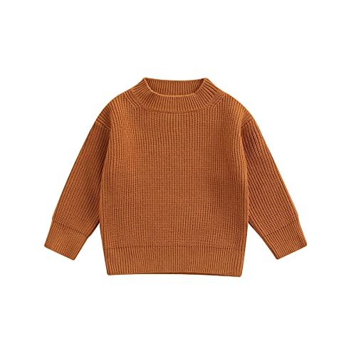 Unisex Baby Knitted Sweater - Soft Long Sleeve Crewneck Pullover for Newborns & Toddlers | Winter Warm Kids Clothes | Perfect for Family Photos & Outdoor Playdates