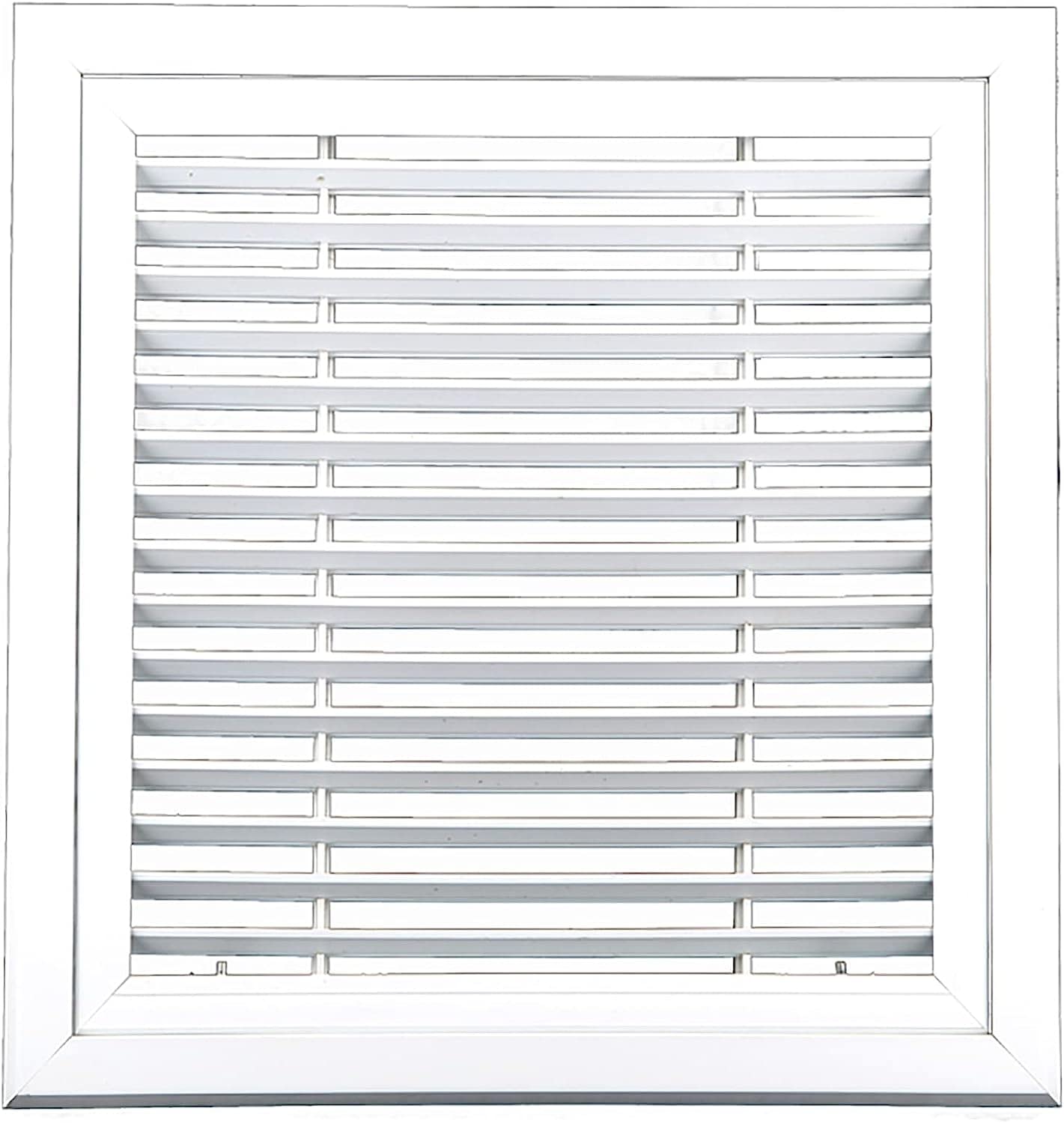 FBITE Vent Louver Grill - ABS Plastic Air Conditioner Vent Cover with Return Air Shutters for Central AC Systems - Perfect for Home, Office & Commercial HVAC Ventilation Openings