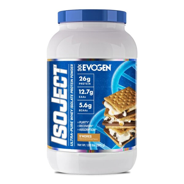 Evogen IsoJect Whey Protein Isolate Powder - 875g (1.93 lbs) for Muscle Recovery & Growth | Post-Workout & Fitness Supplement for Athletes & Bodybuilders