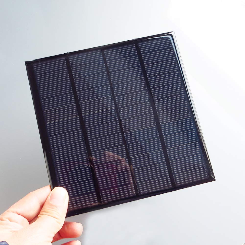 12V 3W Polycrystalline Solar Panel Kit - Waterproof Resin Encapsulated Solar Cell Charger for DIY Projects, Camping, RV, Boats & Outdoor Power Supply (3 Watt Mini Solar Module)