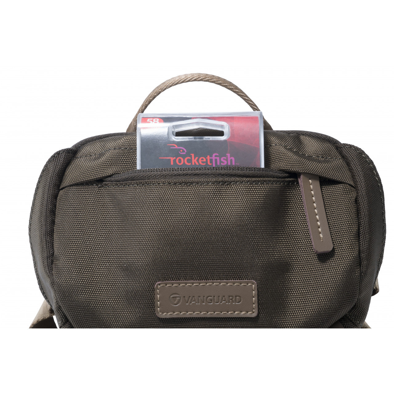 VEO GO15M KG Shoulder Camera Bag Khaki Green - Durable & Waterproof DSLR Camera Case for Travel, Hiking & Outdoor Photography