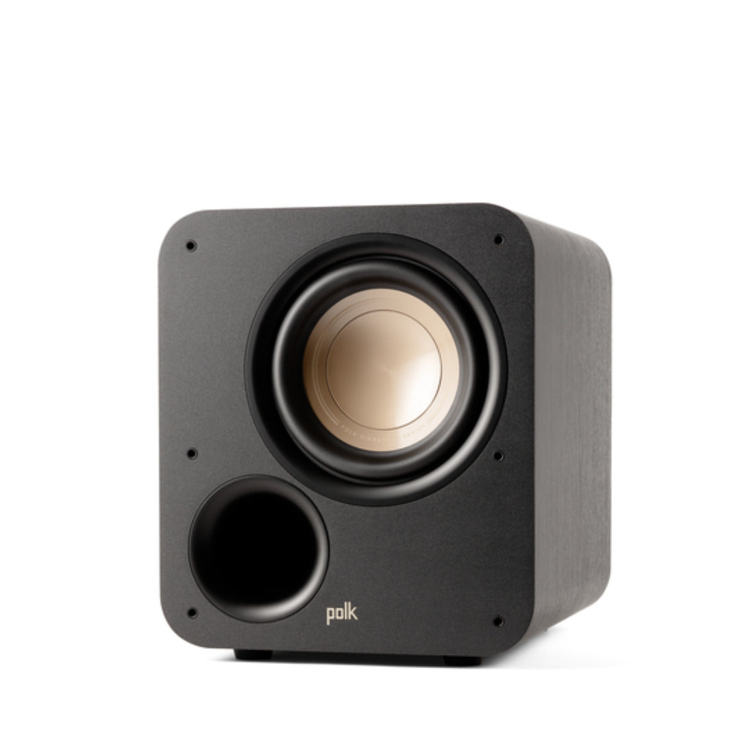 Polk Signature Elite ES8 8-Inch 100W Powered Subwoofer - High-Performance Bass for Home Theater & Music Systems