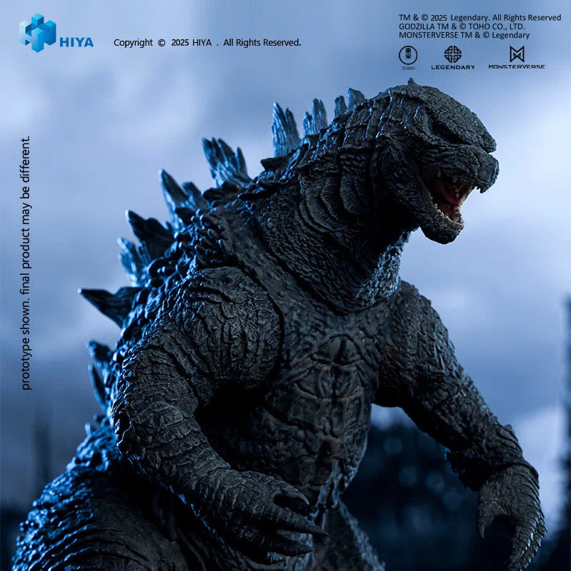 HIYA 7-inch 18cm Godzilla 2014 Translucent Version Action Figure - Exquisite Collectible for Movie Fans & Display