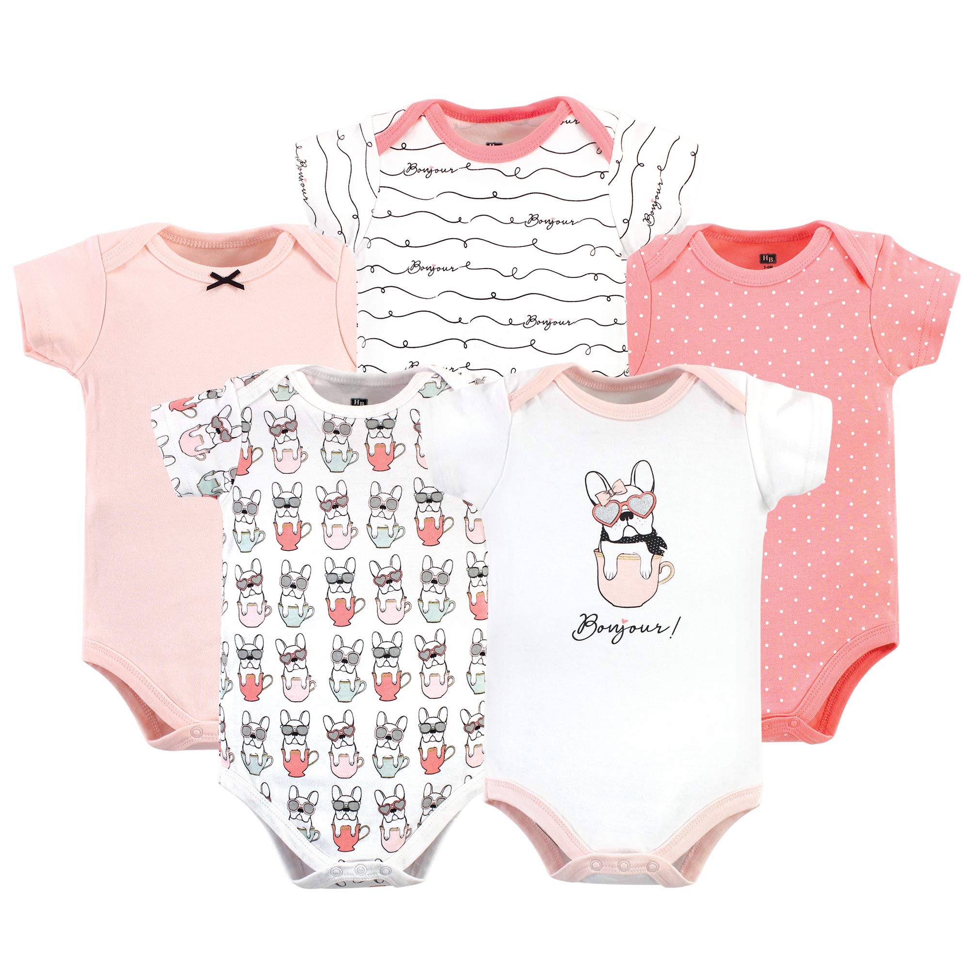 Hudson Baby Cotton Bodysuits for Boys & Girls - Soft & Comfortable for Daily Wear
