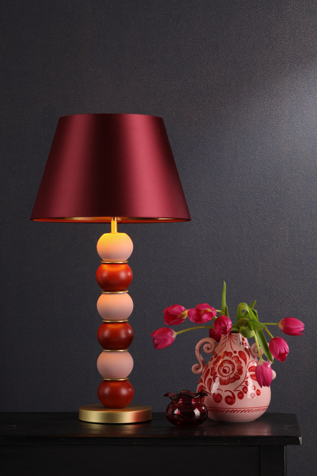 Bobble Table Lamp - Modern E27 Base Desk Light in Multiple Finishes - Perfect for Bedroom, Living Room & Office Decor