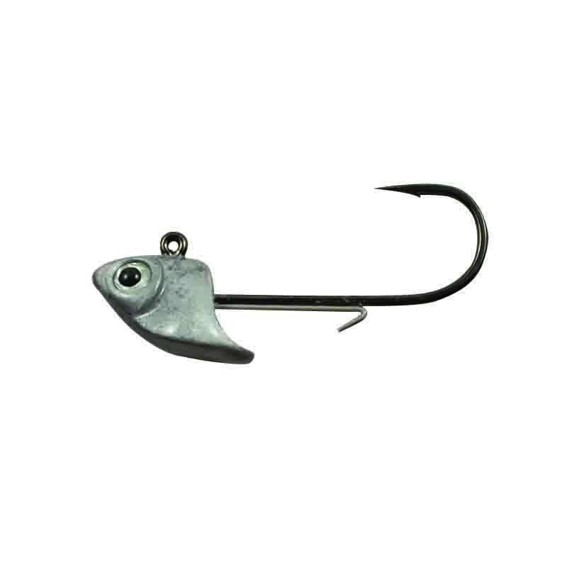 Premium Fish Head Lures V3 Balance Force Jigheads - Weighted Fishing Hooks for Bass, Walleye & Saltwater Fishing - Perfect for Freshwater & Offshore Angling