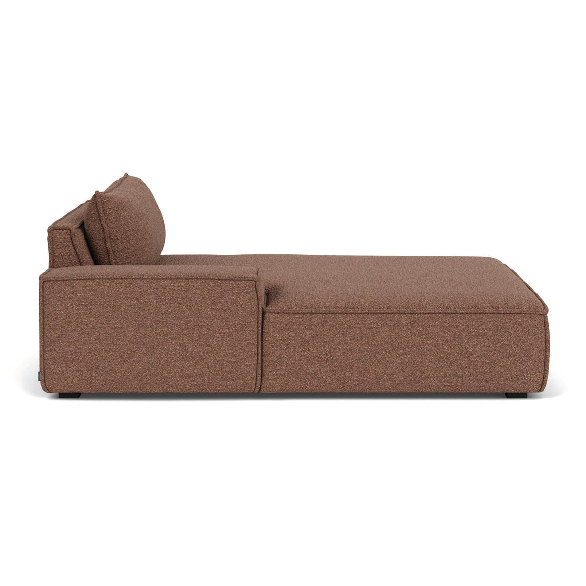 Daphne Boucle 1-Seater Left Chaise Modular Sofa - Modern Living Room Furniture for Small Spaces, Apartments & Cozy Home Decor