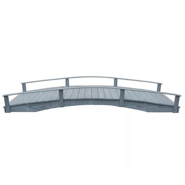 Handcrafted Oriental Garden Bridge - Decorative Asian Wooden Footbridge for Zen Gardens, Ponds & Backyard Landscaping