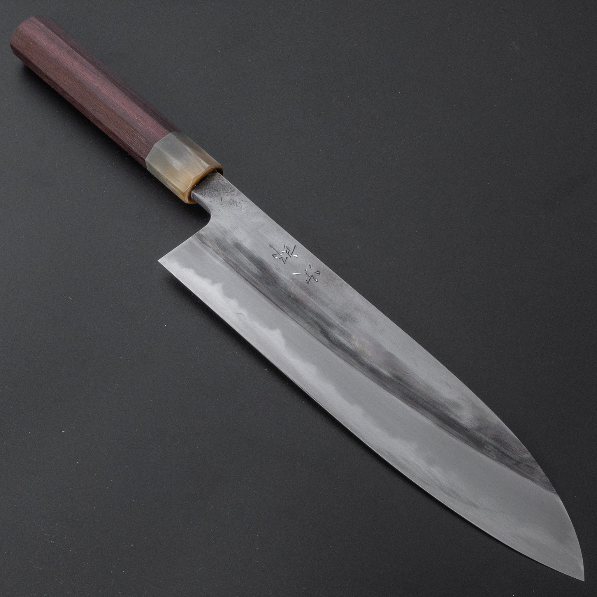 Premium Jiro Tsuchime Wa Gyuto 240mm Japanese Chef Knife with Taihei Tagayasan Handle - Perfect for Sushi, Meat Cutting & Professional Kitchen Use