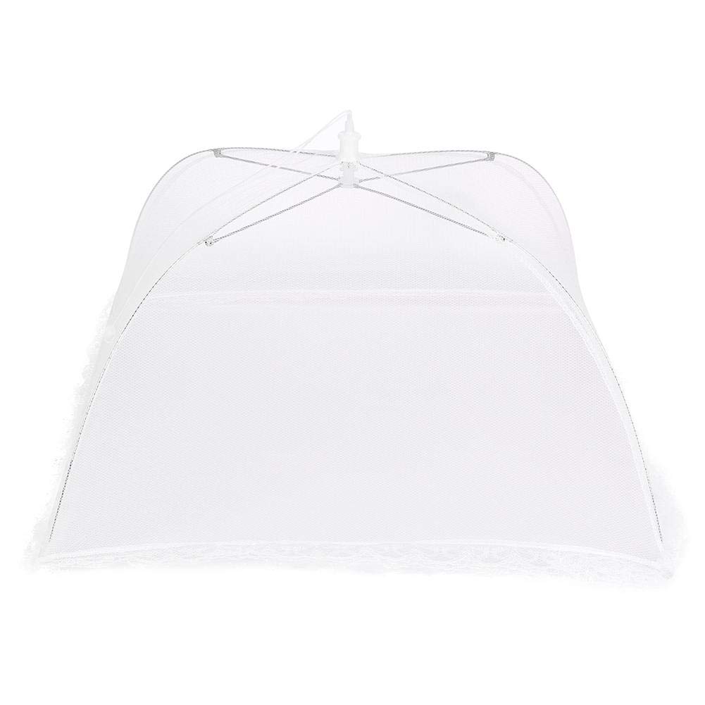 2-Pack Portable Mesh Food Umbrella Cover - Foldable Outdoor Picnic Tent for Parties, BBQ & Camping - Keep Bugs Away While Dining Al Fresco