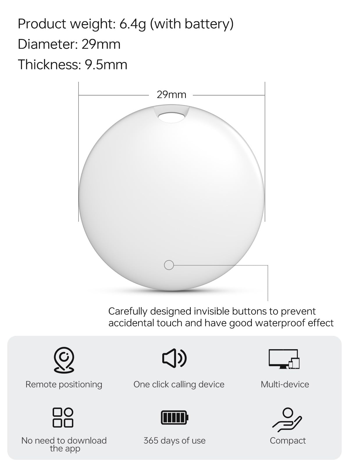 Smart GPS Tracker - Real-Time Location Tracking Device for Kids, Pets & Valuables | Perfect for Travel, Hiking & Anti-Theft Protection